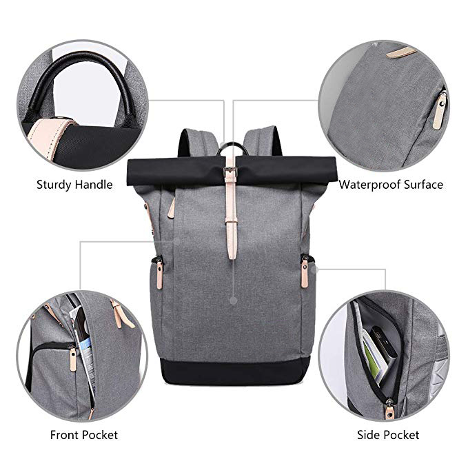 Roll-top Anti-theft Backpack factory